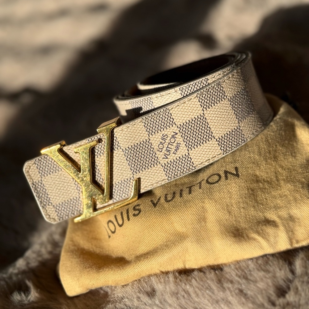 Damier Azur Louis Vuitton Belt